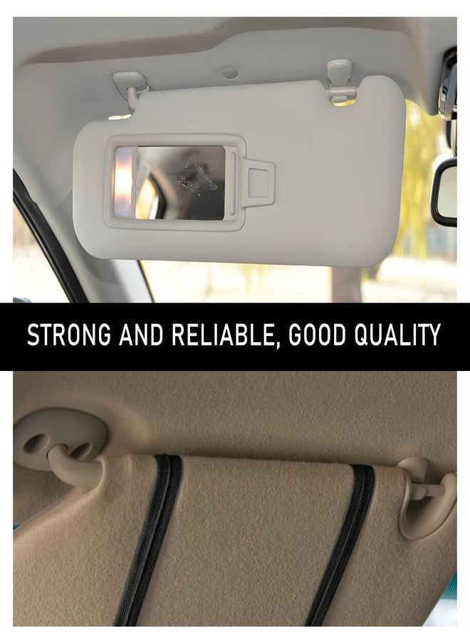 Ohleats 2 PCS Sun Visor Support Clip Retainer, OE 95994975 95994976 Sun Visor Hook Clip Replacement, Anti Vibration Sun Visor Bracket Holder for Cruze Spark Verano, Car Accessories (Gray) - Image 5