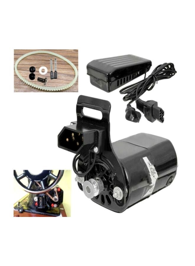 NIBEMINENT Household Sewing Machine Motor With Controller Black - Image 4