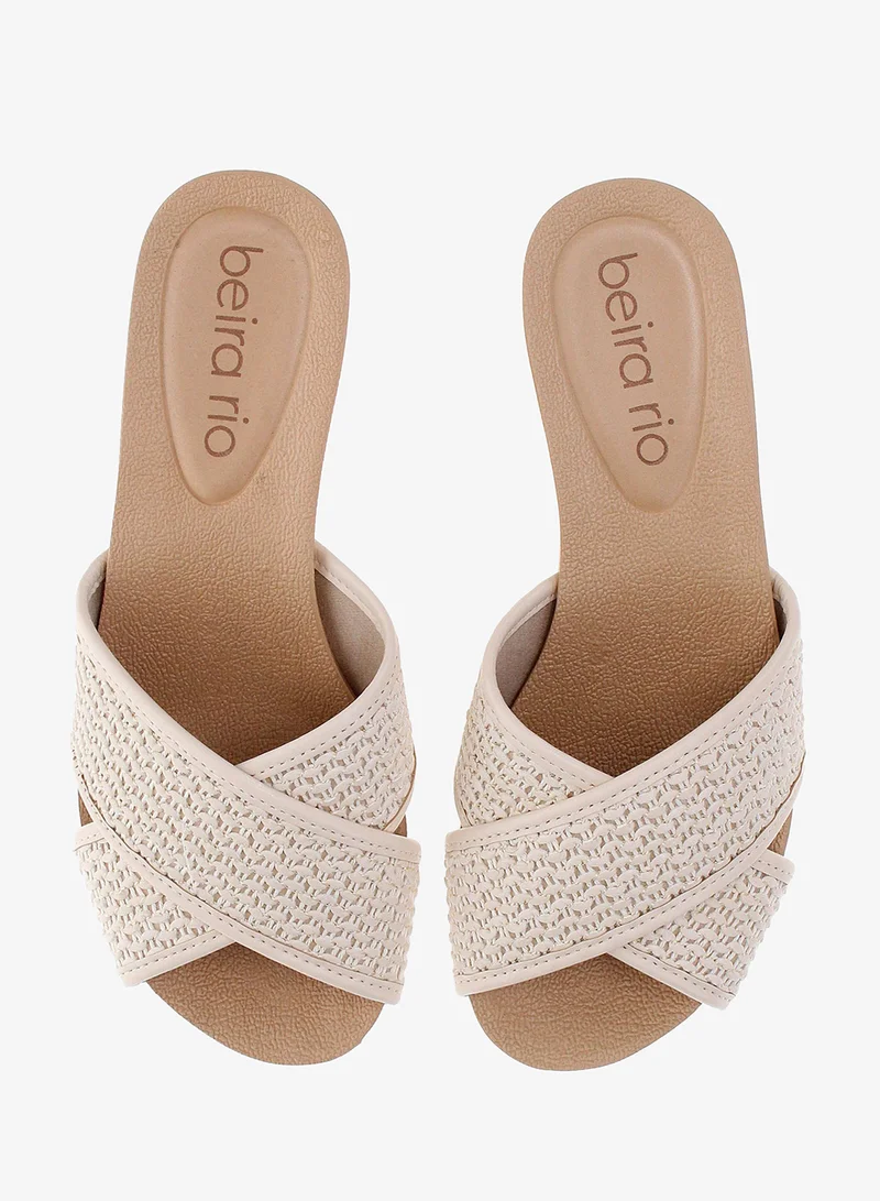 Beira Rio Cream Comfort Sandals for Women – Lightweight & Supportive Everyday Footwear for Women | Best Price UAE