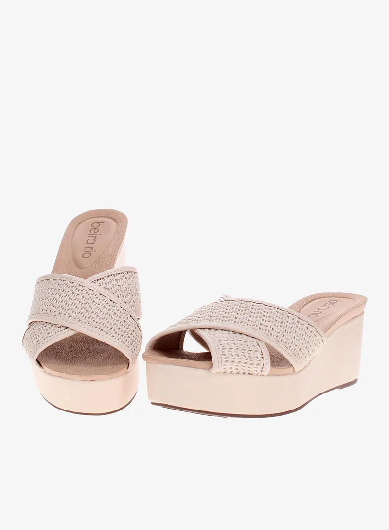 Beira Rio Cream Comfort Sandals for Women – Lightweight & Supportive Everyday Footwear for Women | Best Price UAE