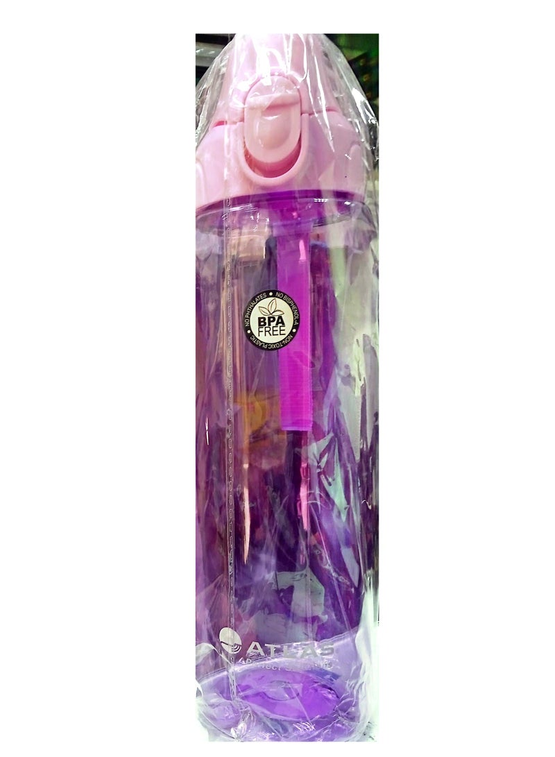 ATLAS زجاجة ماء وردية 900 مل - Image 1