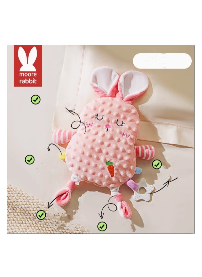 Moore Rabbit Baby Soothing Towel Soothing Doll for Infants and Young Children to Bite Plush Toy Doll 