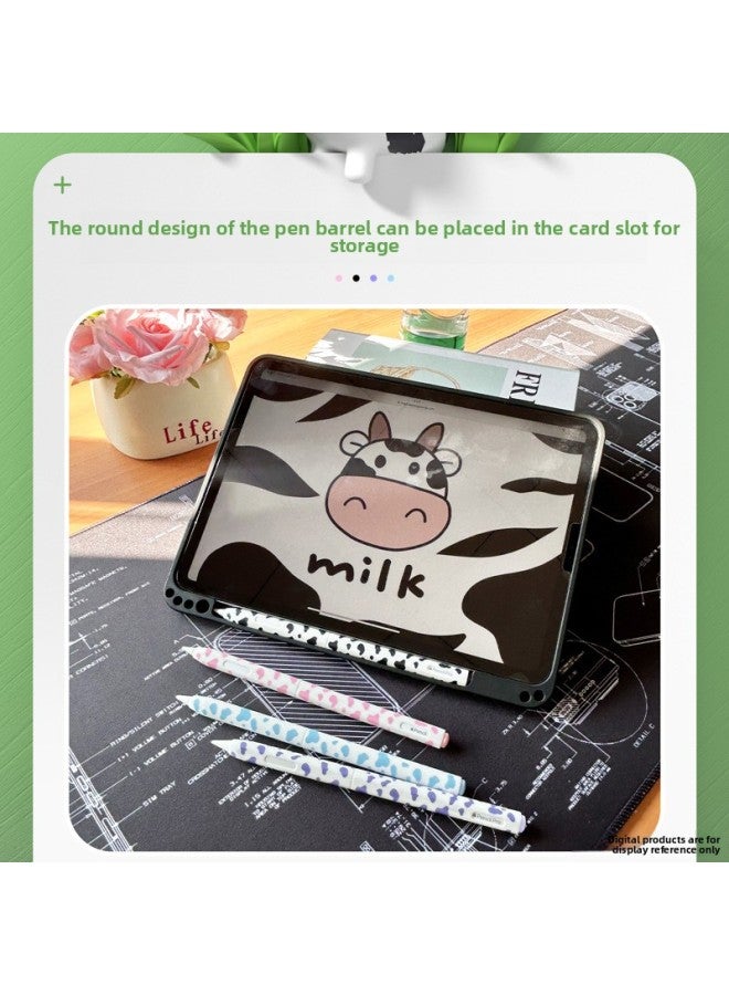 For Apple For Applepencil Pro Protective Case Pencilpro Silicone Milk Pattern Pen Case Second Generation Universal-Color:【black】 Pen Cover-Applicable Model:For Apple Pencil Pro/2nd Generation Universal - Image 5