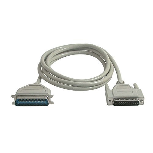 C2G 02798 DB25 Male to Centronics 36 Male Parallel Printer Cable, Beige (6 Feet, 1.82 Meters) - Image 2