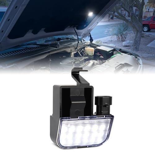 FetonAuto Full LED Under Hood Light Assembly for 1999-2006 Chevy Silverado GMC Sierra 1500 2500 3500, Super Bright White Hood Lamp for Suburban Yukon Tahoe Cadillac Escalade Chevrolet Avalanche, etc - Image 1