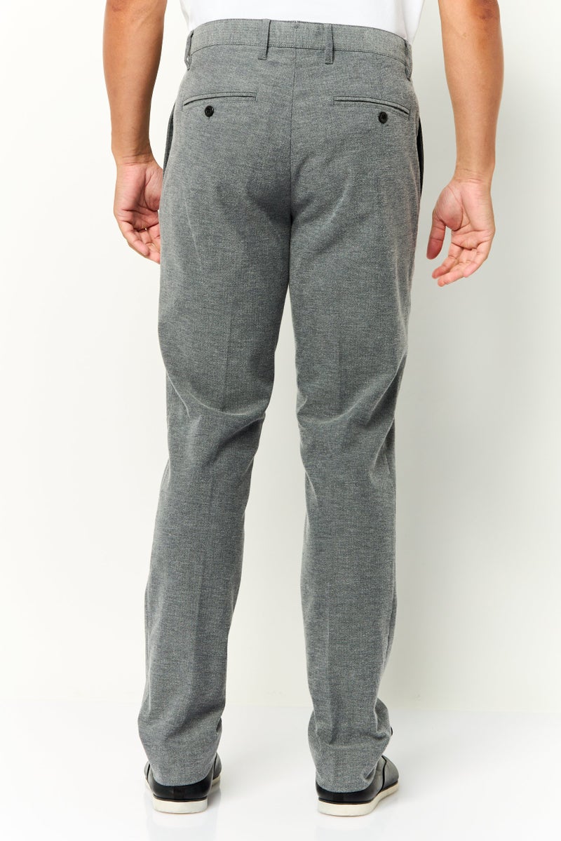 GANT Men Heather Stretchable Chino Pants, Grey - Image 4
