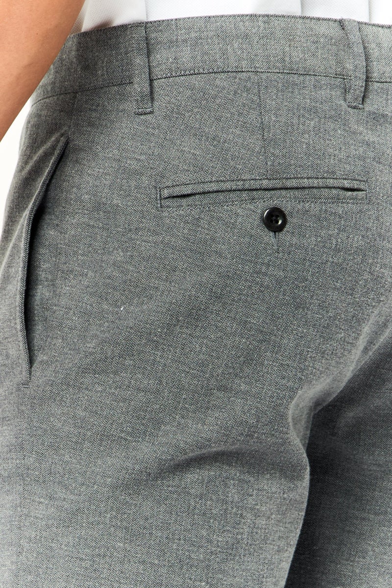 GANT Men Heather Stretchable Chino Pants, Grey - Image 2