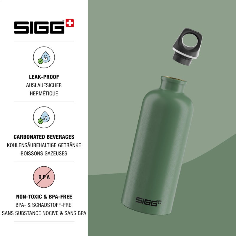 SIGG - Aluminum Water Bottle - Traveller - Made in Switzerland - Carbonated Drinks - Recycled - BPA-Free - 20Oz / 34Oz - Image 3