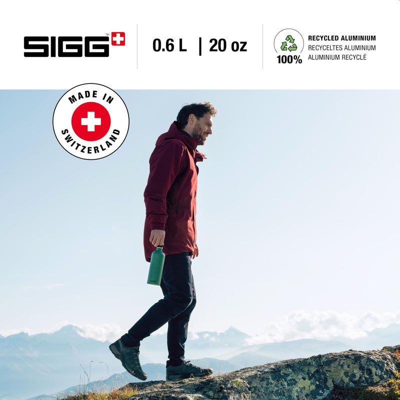 SIGG - Aluminum Water Bottle - Traveller - Made in Switzerland - Carbonated Drinks - Recycled - BPA-Free - 20Oz / 34Oz - Image 2