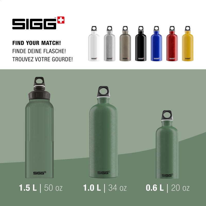 SIGG - Aluminum Water Bottle - Traveller - Made in Switzerland - Carbonated Drinks - Recycled - BPA-Free - 20Oz / 34Oz - Image 5