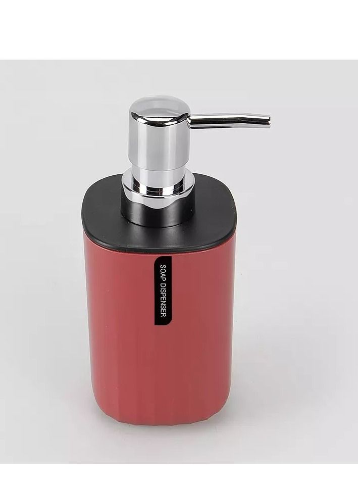 SANITARY Ware's Window 4-Piece Bathroom Accessories Set-Red - Image 3