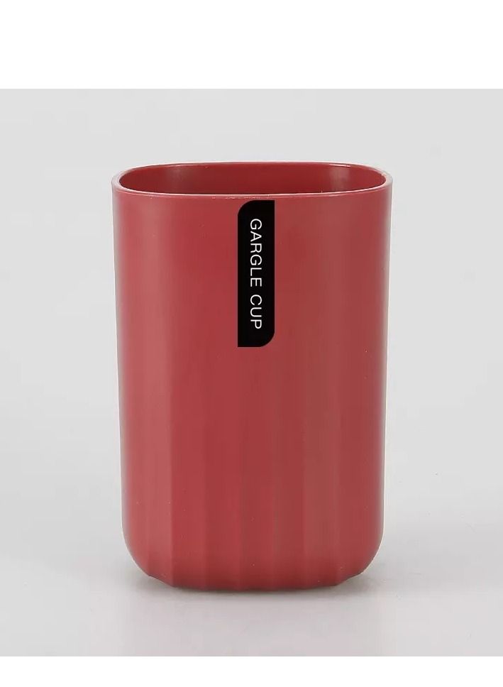 SANITARY Ware's Window 4-Piece Bathroom Accessories Set-Red - Image 4