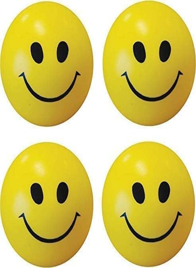 Niku Smiley Soft Ball for Baby, Girls, Kids, Adults (Pack of 4)| Stress Relief Toy | Non Toxic Toy (Pack of 4) - Image 1