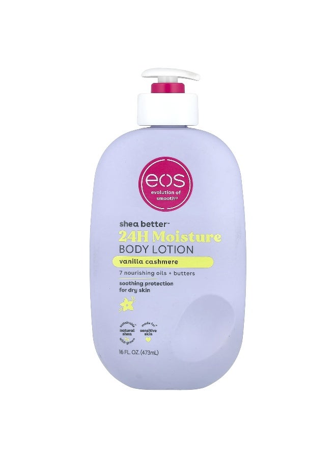 EOS EOS, Shea Better™, 24H Moisture Body Lotion, Vanilla Cashmere , 16 fl oz (473 ml)  - Image 1