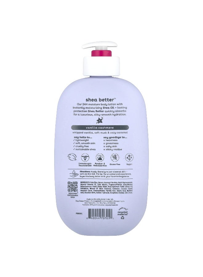 EOS EOS, Shea Better™, 24H Moisture Body Lotion, Vanilla Cashmere , 16 fl oz (473 ml)  - Image 2