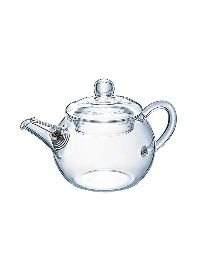 Hario Asian Glass Tea Pot with Lid, Round - 180ml - Image 1