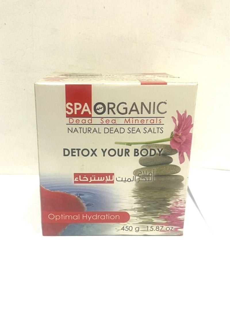 Lacure Natural Dead Sea Salt Scrub for Relaxation