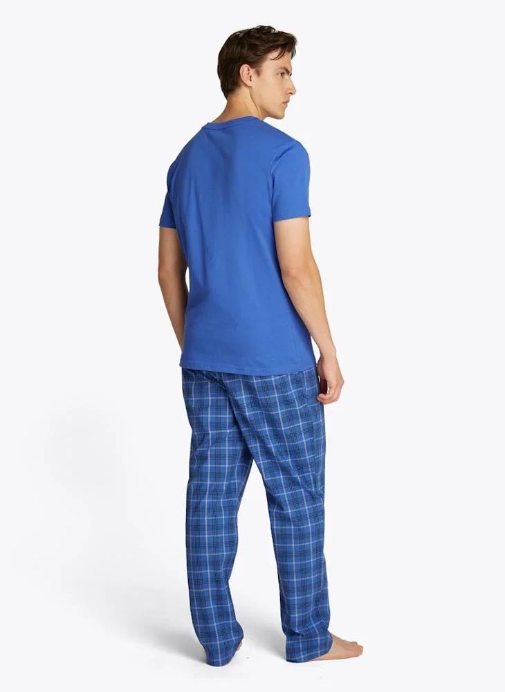 تومي هيلفيغر Logo Crew Neck Short Sleeve T-Shirt