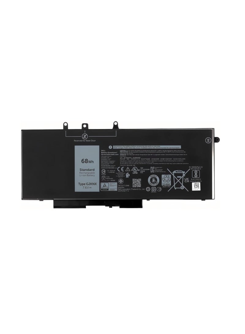 Terabyte Replacement Laptop power Battery GJKNX 68Wh 4 Cell 8500mAh //Latitude 5580 5480 5280 5290 5590 5490 5491 5495 5591 Precision 3520 3530 Type GJKNX GD1JP FPT1C KCM82 MT31P - Image 1