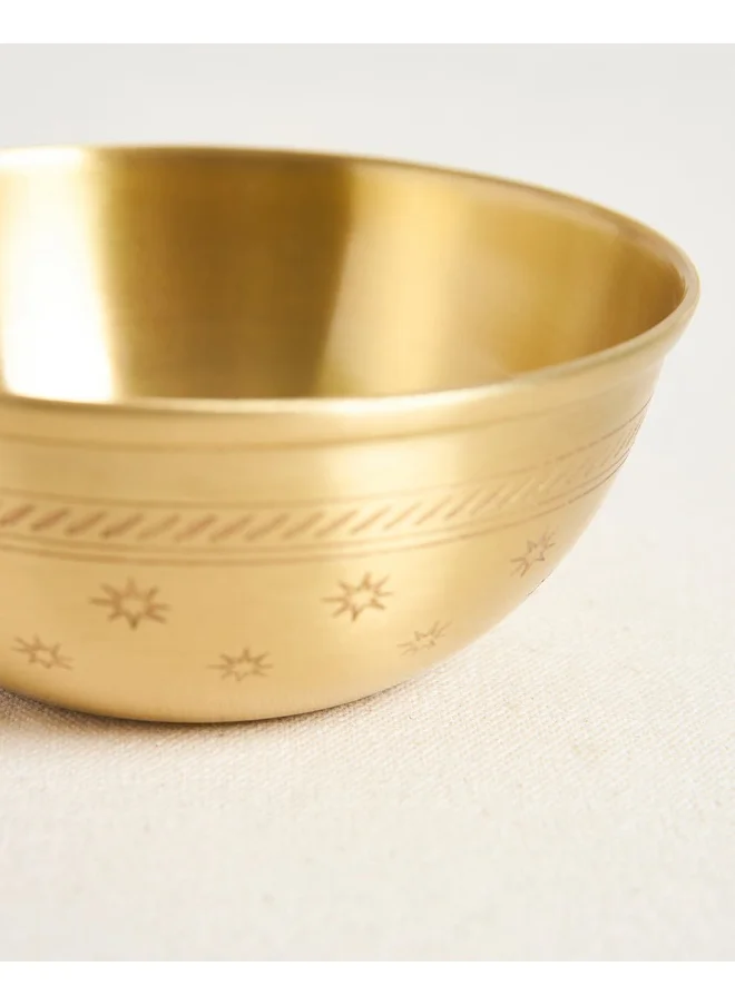 Chumbak Sitara Brass Bowl