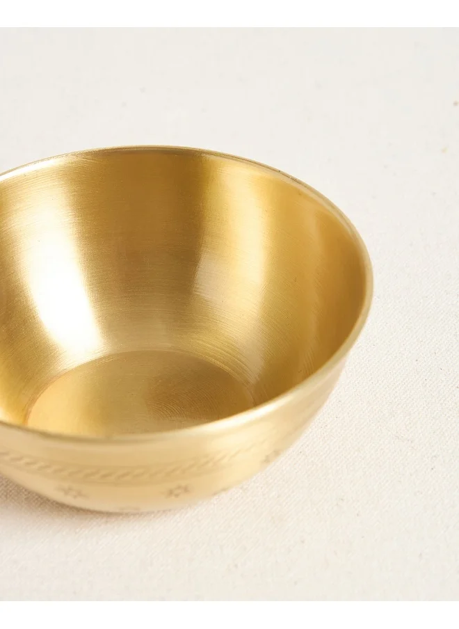 Chumbak Sitara Brass Bowl