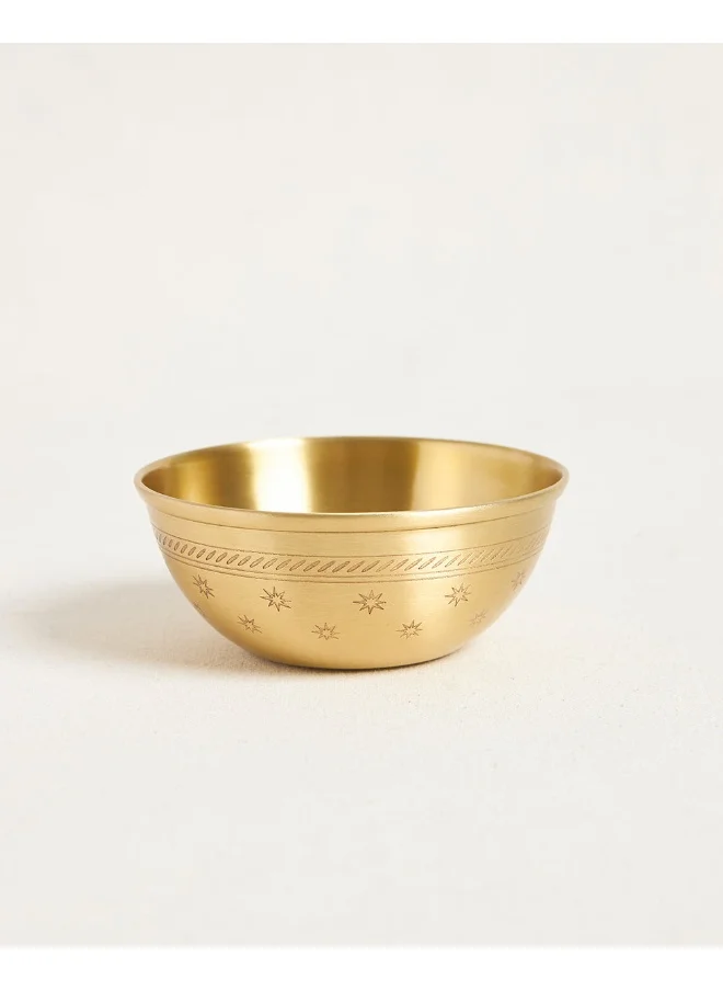 Chumbak Sitara Brass Bowl