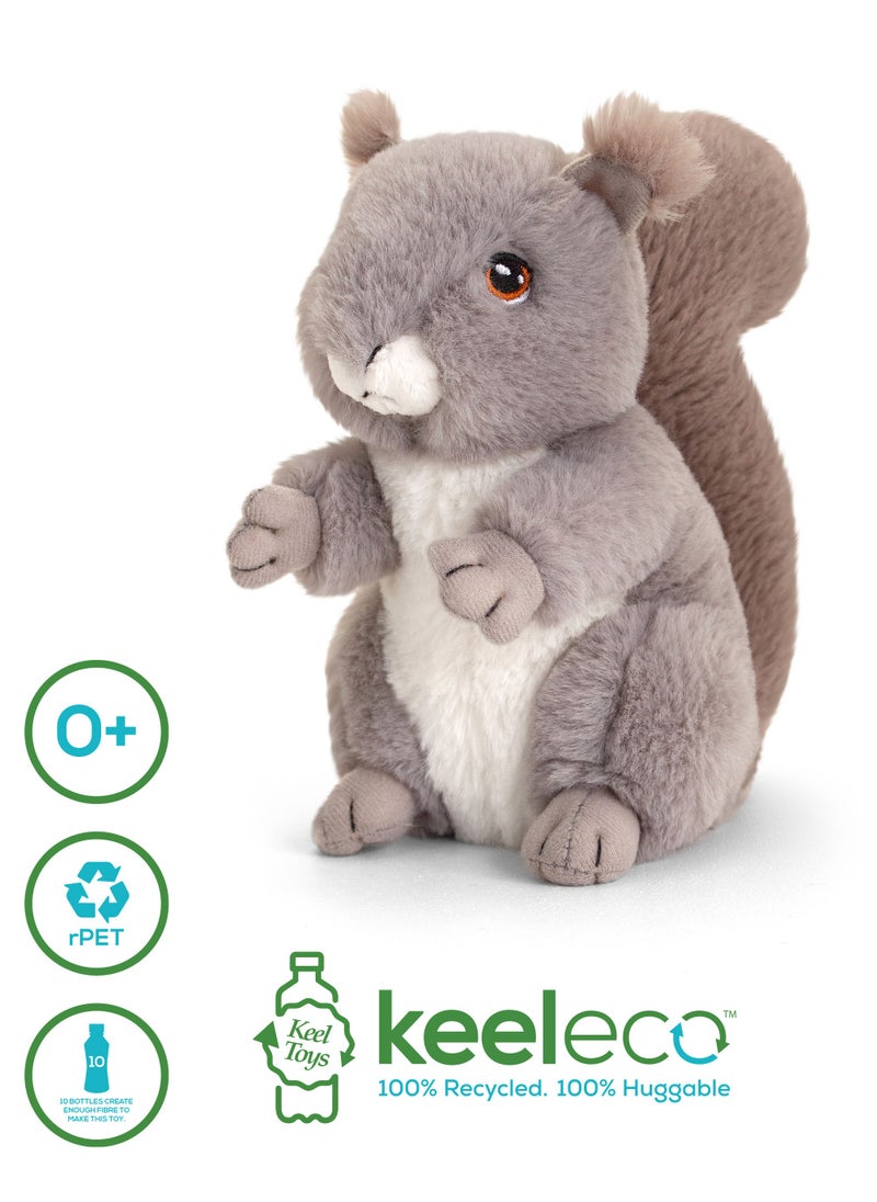 Keel Toys - Keeleco Squirrel 18cm | Soft Toy | Plush Toy | Gift for Kids and Adults - Image 1
