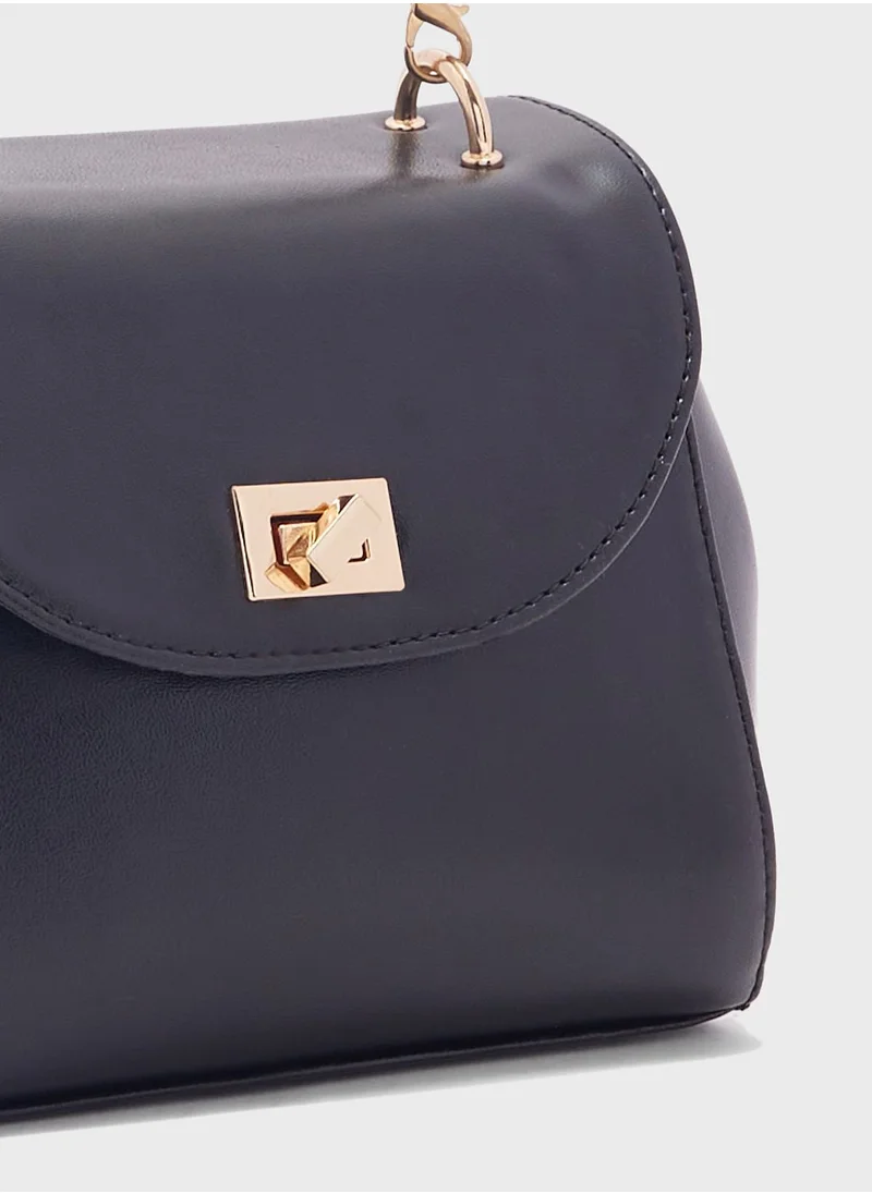 ELLA Satchel Bag With Pearl Handle