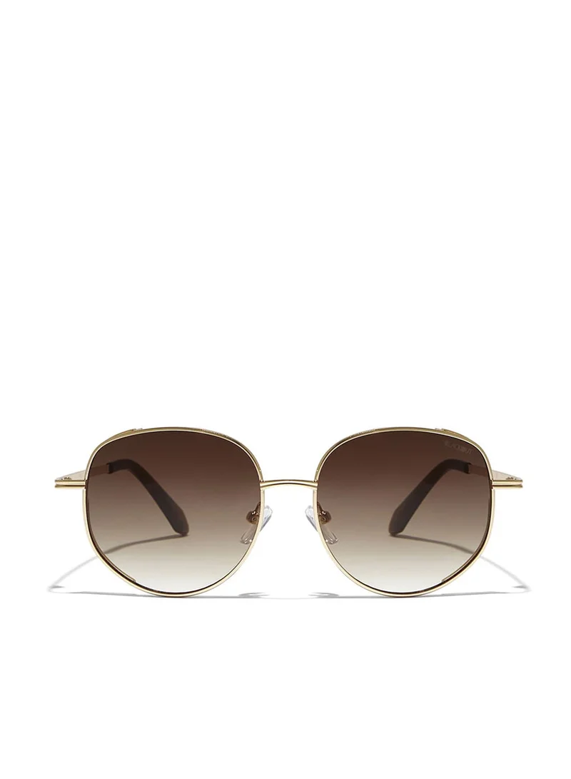 Blackout Olivine,Women Sunglasses, Geometric Sunglasses, UV Protection: UV400 (Gold,Brown)