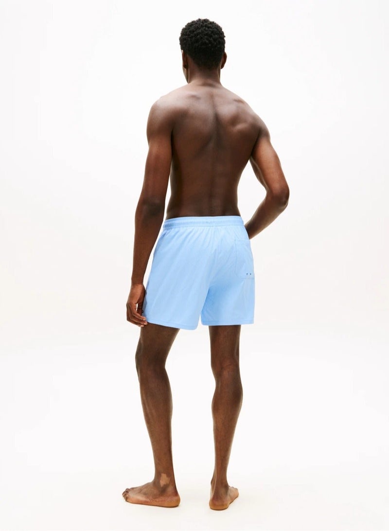 TOMMY HILFIGER Essential Flag Jacquard Mid Length Swim Shorts - Image 2