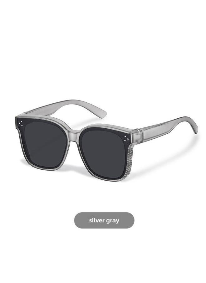Generic Set Of Glasses Myopia Sunglasses Tide Clip Polarized Anti-ultraviolet Driving Special Ultra-light Short-range Mirror Frame Sunglasses For Women 