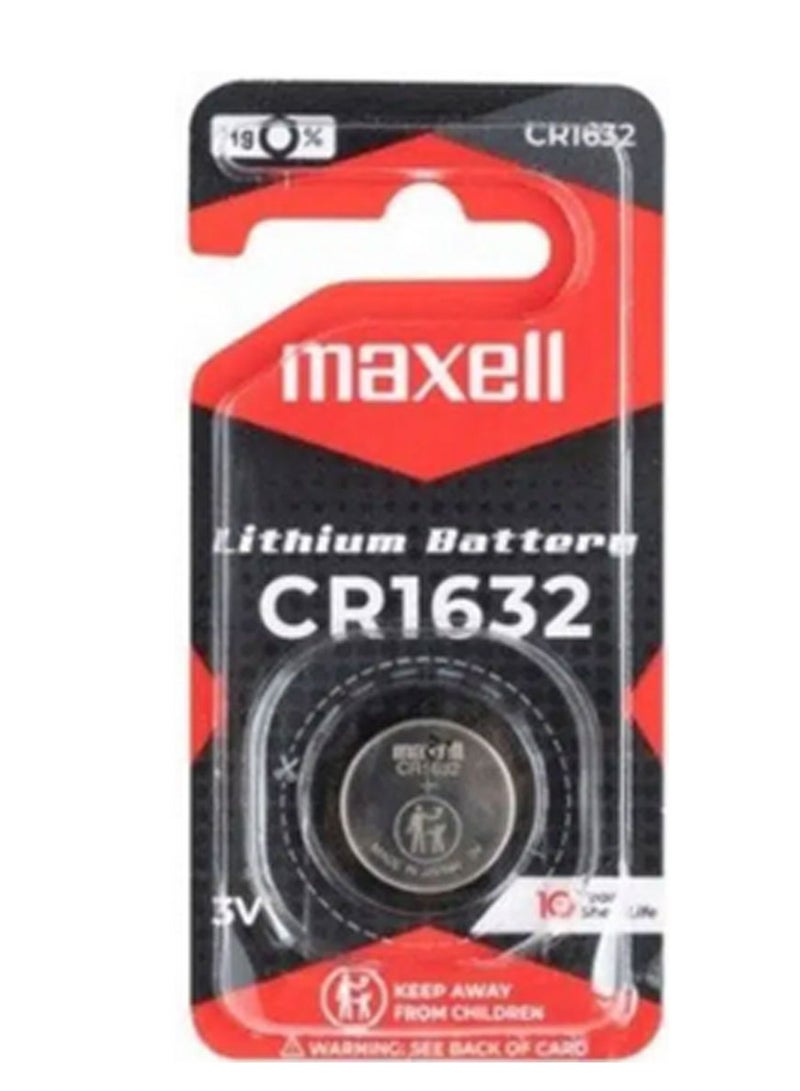ماكسل 1-Piece Maxell CR1632 Lithium 3V Japan Battery