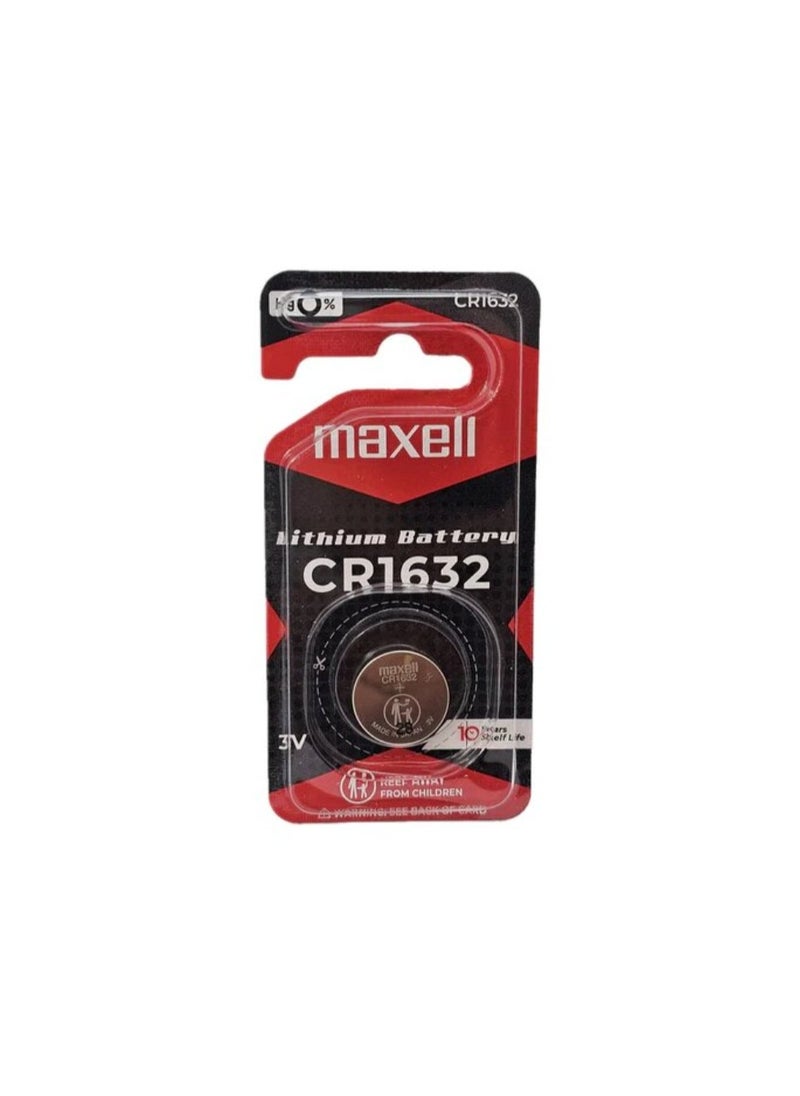 ماكسل 1-Piece Maxell CR1632 Lithium 3V Japan Battery 