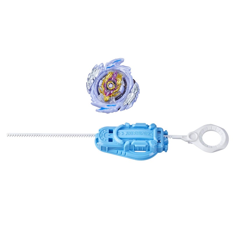 BeyBlade Bey Blade Burst Surge Speedstorm Raid Luinor L6 Spinning Top Starter Pack â€“ Attack Type Battling Game Top with Launcher, Toy for Kids - Image 1