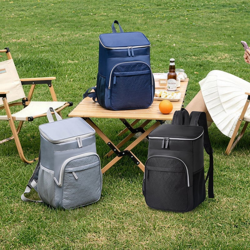 Waterproof Double Shoulder Crossbody Insulated Lunch Bag - Travel & Outdoor Handbag for Picnic - Image 2