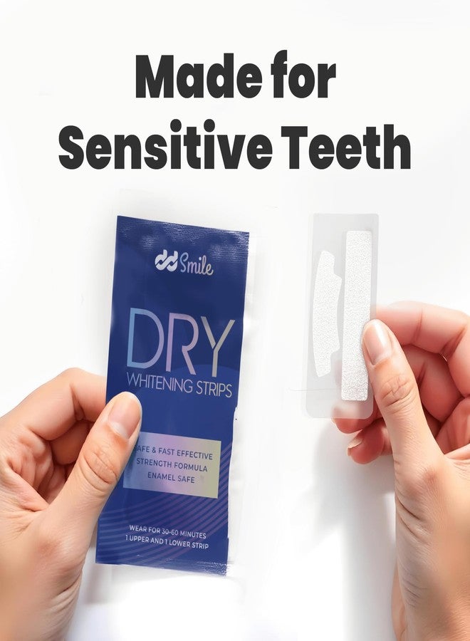 DwellDecor DD Dry Teeth Whitening Strips - 42 Strips (21 Treatments - Sensitive Teeth Whitening Strips - Peroxide-Free - Enamel Safe - Mint Flavor - Non-Slip - Mess-Free - Sensitivity Free - Image 5