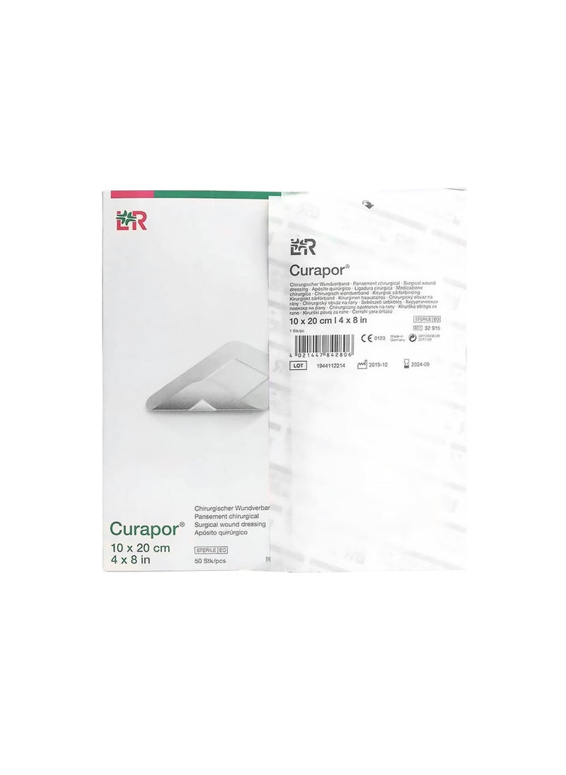LOHMANN RAUSCHER ضمادة الجروح الجراحية Lr Curapor مقاس 10×20 سم 32915 