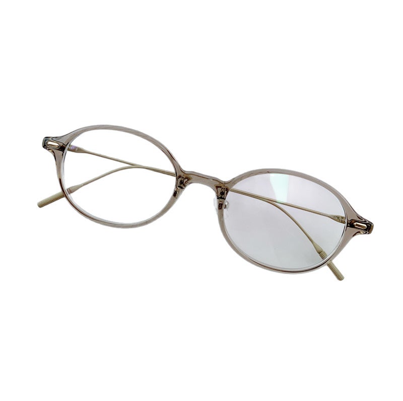 HAVVS M8319 Oval Semi-Titanium Eyeglass Frames for Small Face - Image 5