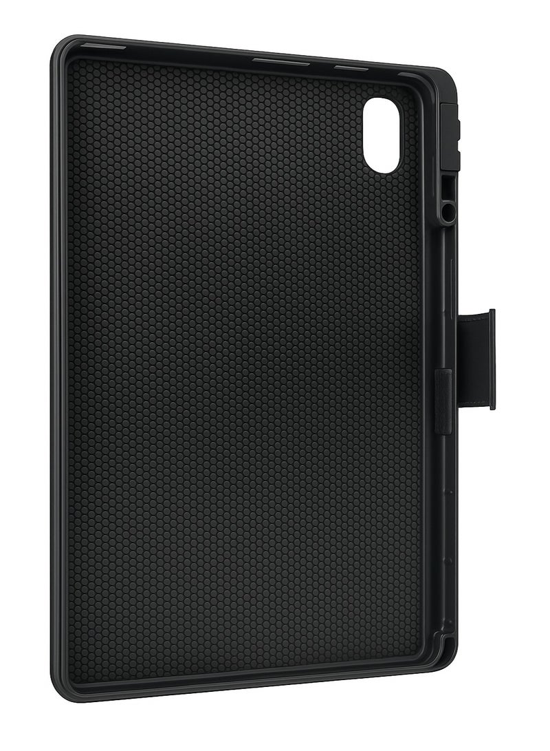 جراب تابلت هواوي MatePad SE 11 فاخر – حماية كاملة ضد الصدمات مع محفظة بطاقات + مكان للقلم + ستاند عملي – أسود أنيق - Image 5