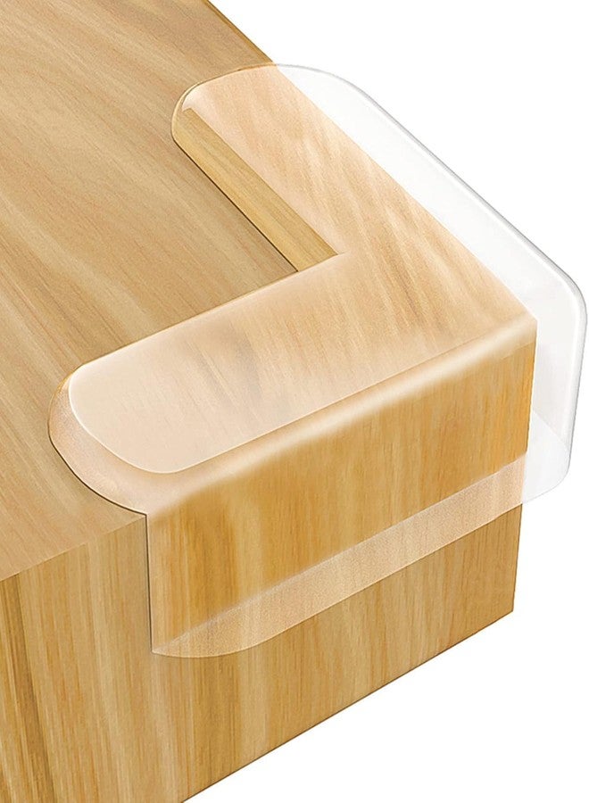AIMERS 10 Pack Baby Proofing Corner Guards L-Shaped Corner Protectors, Soft Cushion Bumpers for Tables, Furniture & Sharp Edges, High-Resistant Adhesive, Transparent Baby Safety Corner Protectors - Image 1