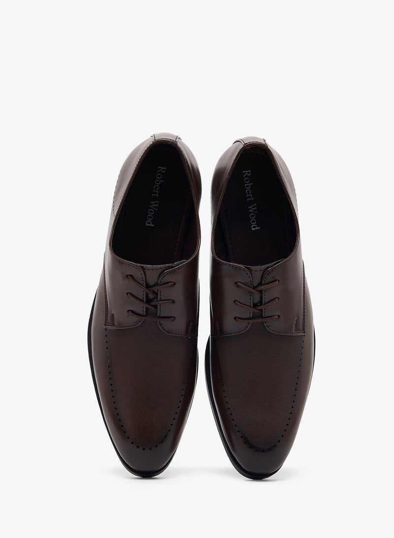 Robert Wood Brogue Detail Formal Lace Ups - Image 4