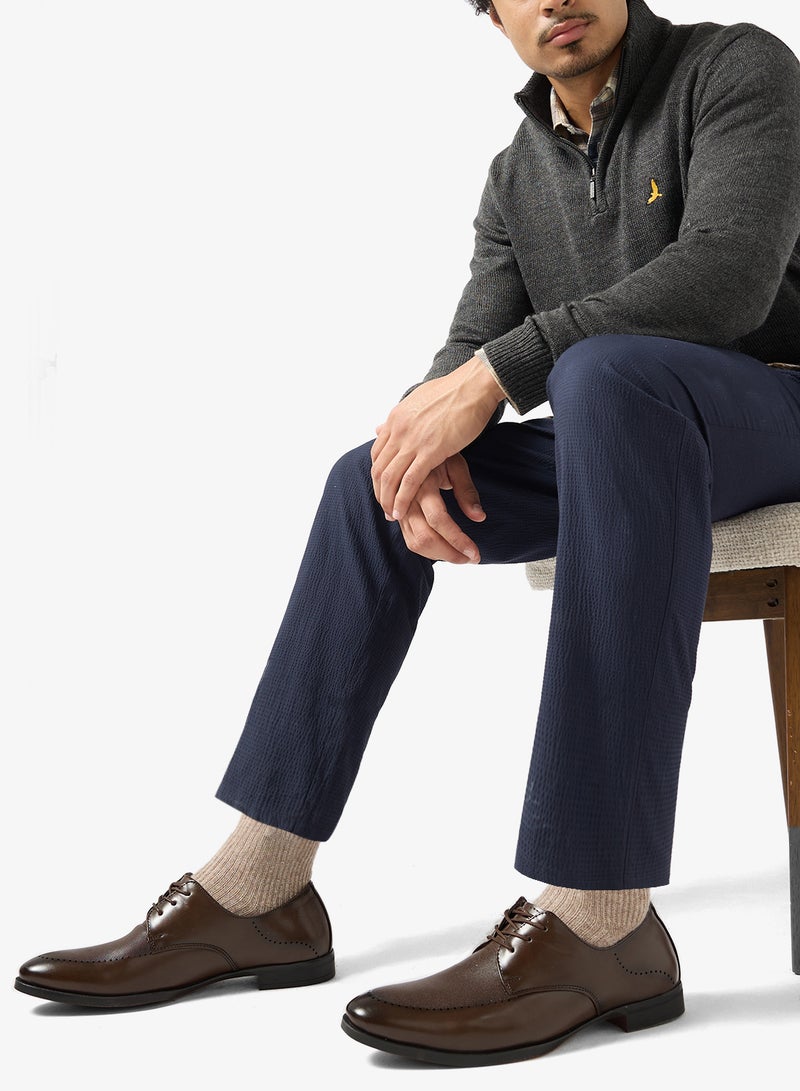 Robert Wood Brogue Detail Formal Lace Ups - Image 5