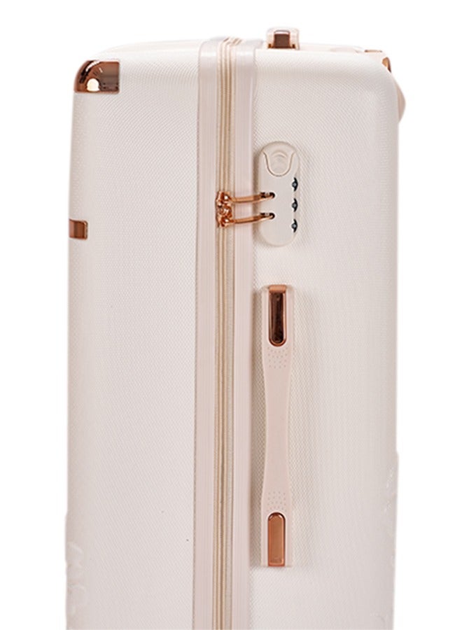 LIMRA Cabin Carry Check-In Luggage Trolley Size 20 inch Beige - Image 4