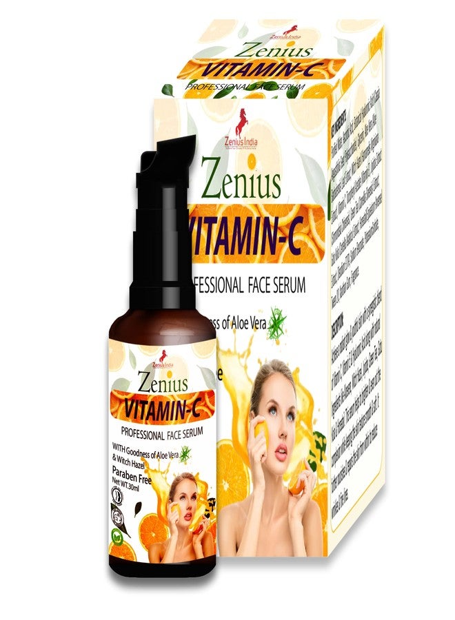 Zenius India Zenius Face Serum Vitamin C for Glowing Skin & Acne Prone Skin | Vitamin C Face Serum | Pack Of (2) - Image 2