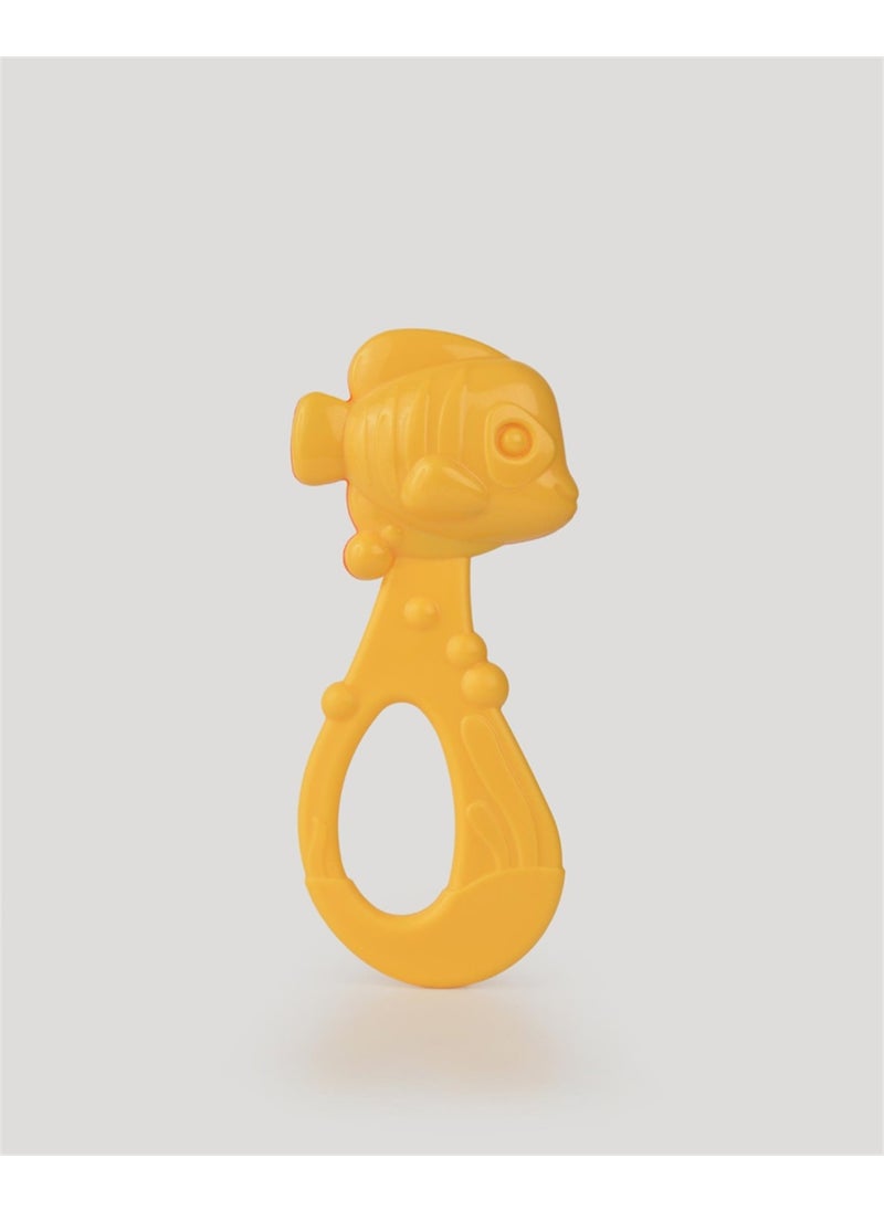 Let's Be Child Lc Double Color Fish Rattle Yellow  - Image 2