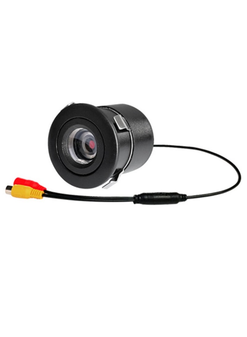 AROAQ Car Backup Camera, Ip68 Waterproof Great Night Vision, Hd Reversing Camera With Light, Reverse Auto Back Up Car Camera For All Vehicles, (Round punch) Black  - Image 1