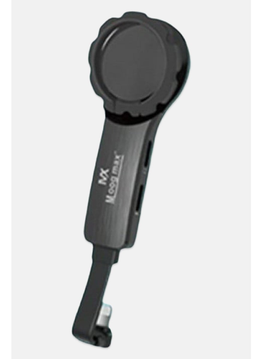 MOOGMAX LT04 3 In 1 Charger Adapter And Holding Grip, Black  - Image 1