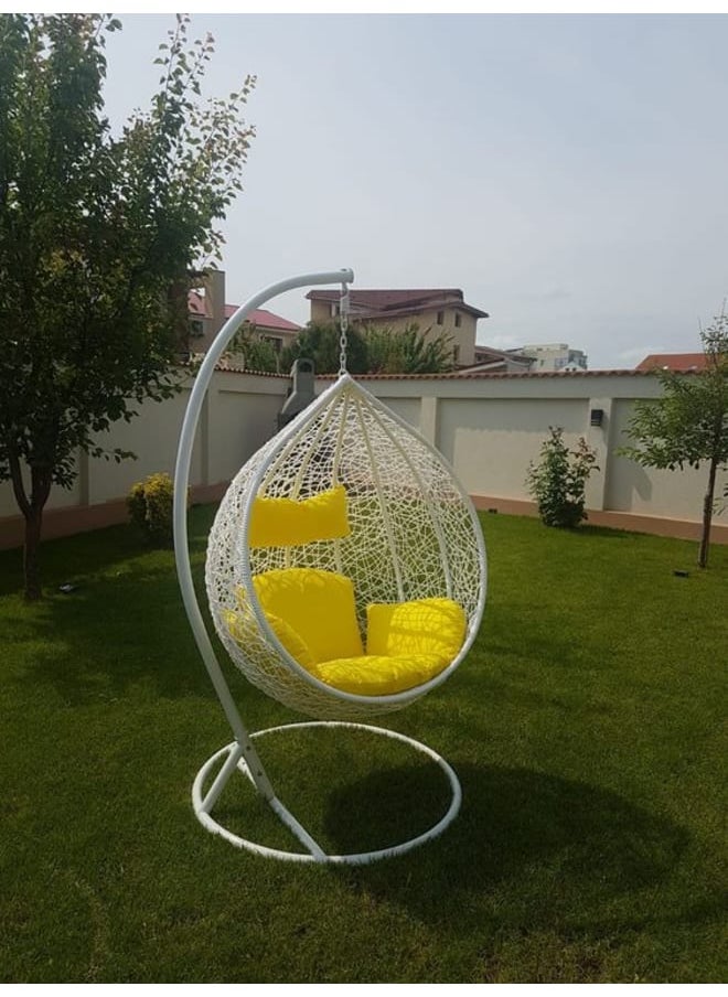 Sampa Rattan Sampa Rattan Swing – Single-Seat Serenity, Perfect for Solo Enjoyment.  - Image 1