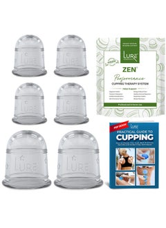Silicone Cupping Therapy Set 6 Professional Massage Cupping Cups For Cupping Therapy Cup Kit For Massage, Myofascial Release, Cellulite Reduction