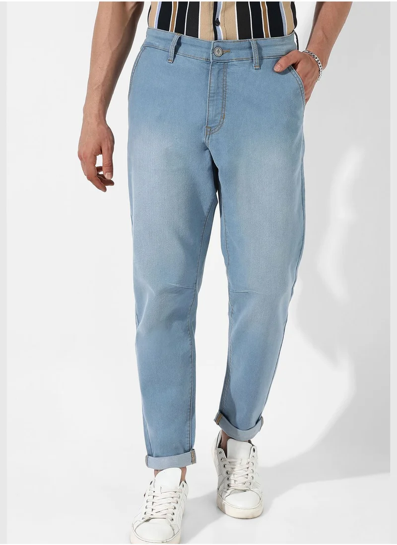 Campus Sutra Solid Jeans